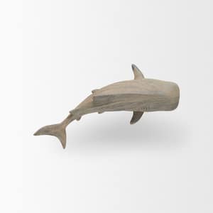 Resin Willa Small Gray Whale Shark Sculpture
