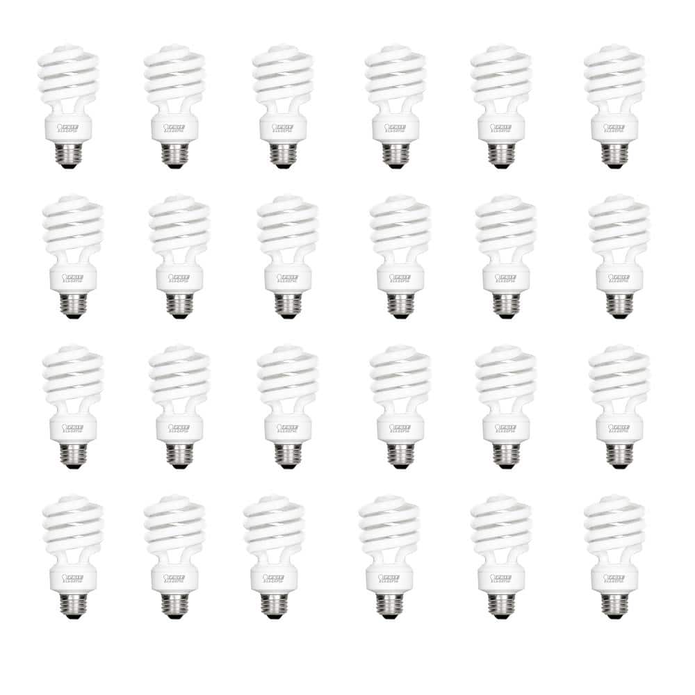 100-Watt Equivalent T3 Spiral Non-Dimmable E26 Base Compact Fluorescent CFL