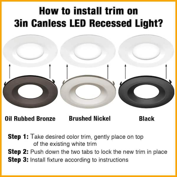 Installing deals canless lights