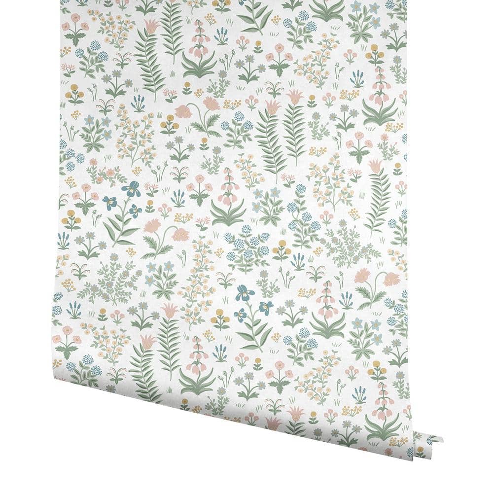 Menagerie Garden Multicolor Floral Peel and Stick Wallpaper