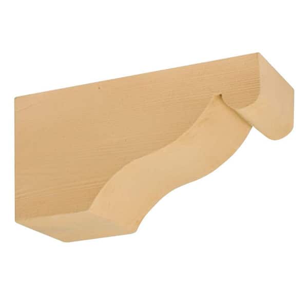 Fypon 6 in. x 7-1/4 in. x 14-1/2 in. Polyurethane Timber Corbel