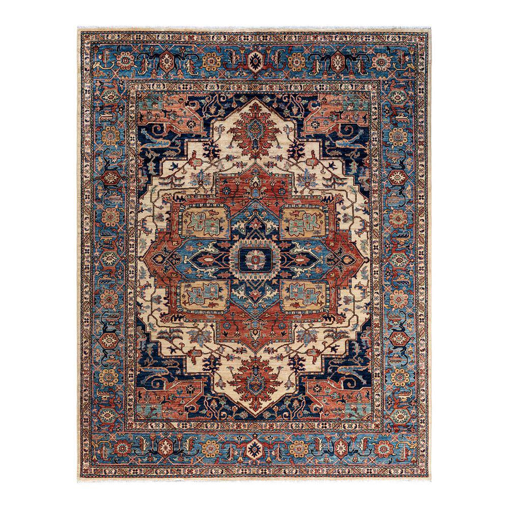Serapi Ivory 8 ft. x 10 ft. Tribal Wool Indoor Area Rug price history on PriceWatchPro