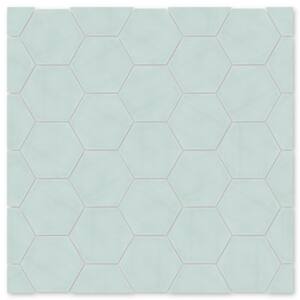 Solid Hex Atmosphere / Matte 8 in. x 9 in. Cement Handmade Floor and Wall Tile (Box of 8 / 2.98 sq. ft.)