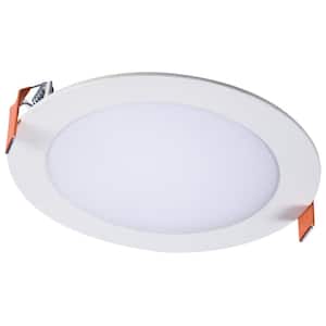 HLB6 Series 6 in. 2700K-5000K Tunable CCT Smart Integrated LED White Recessed Downlight, Round Trim (1-Qty)