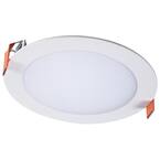 HLB6 Series 6 in. 2700K-5000K Tunable CCT Smart Integrated LED White Recessed Downlight, Round Trim by Halo Home (1-Qty)