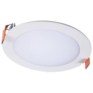 HLB6 Series 6 in. 2700K-5000K Tunable CCT Smart Integrated LED White Recessed Downlight, Round Trim by Halo Home (1-Qty)