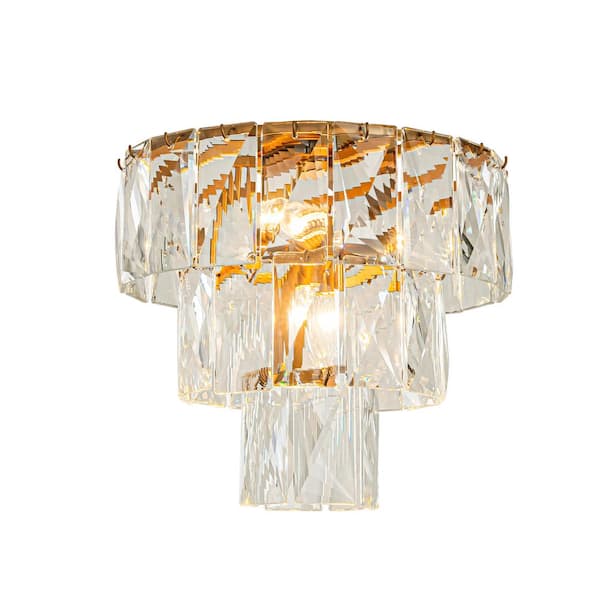 ALOA DECOR 28 in. 8-Lights 4-Tier Mid Century Modern Glam