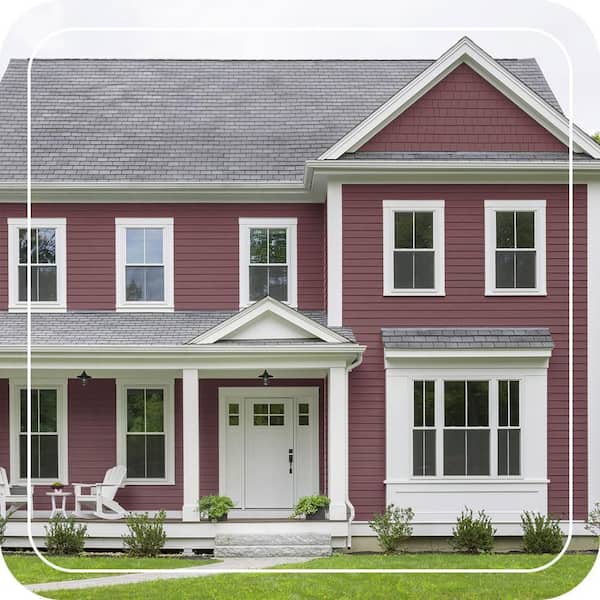 Maroon House Exterior