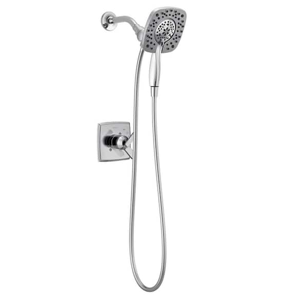 Delta Ashlyn In2ition 1-Handle Wall Mount Shower Faucet Trim Kit in Chrome (Valve Not Included)