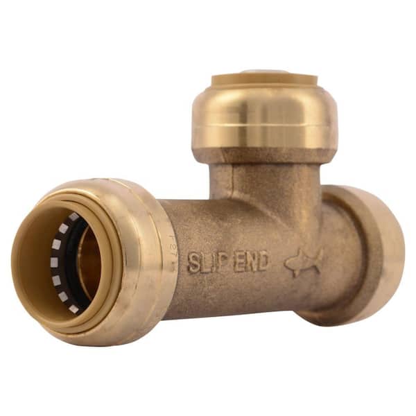 Reviews for SharkBite 1/2 inPush-to-Connect x 1/4 inPush-to-Connect  Chrome-Plated Brass Quarter-Turn Straight Stop Valve - The Home Depot