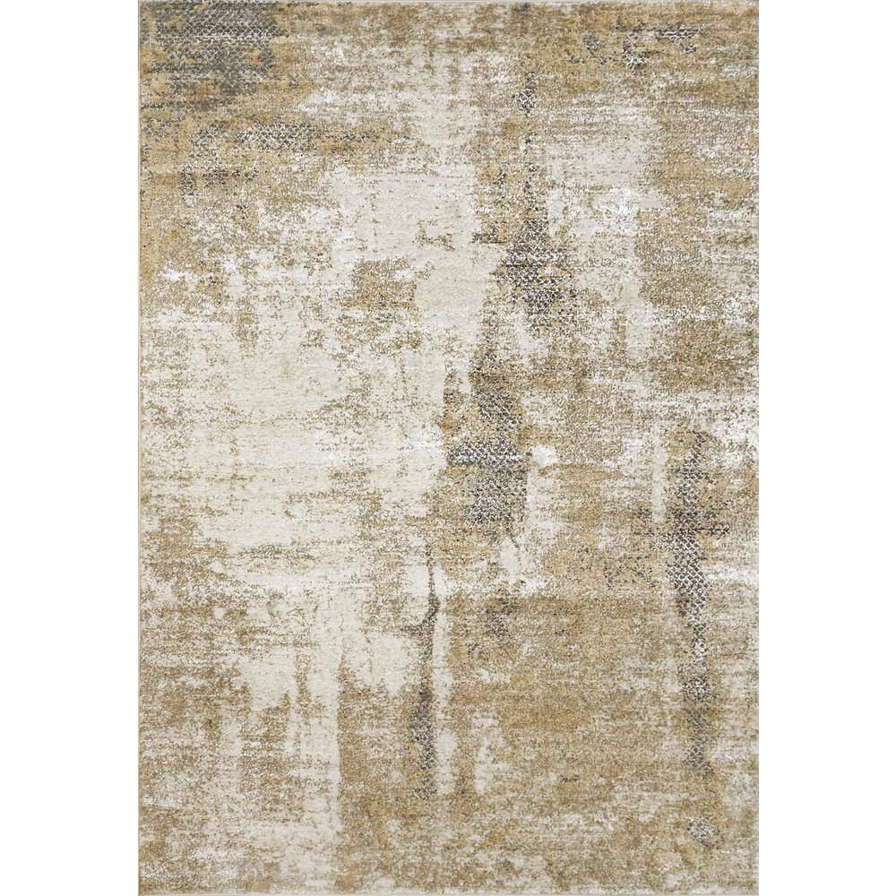 Dynamic Rugs Carlisle 5 ft. 2 in. X 7 ft. Beige/Ivory Abstract Indoor