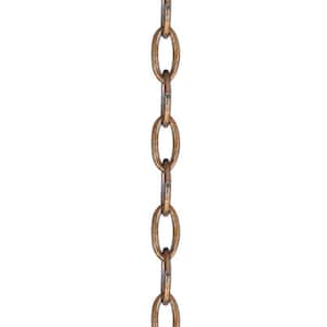 3 ft. Antique Gold Leaf Heavy-Duty Decorative Chain