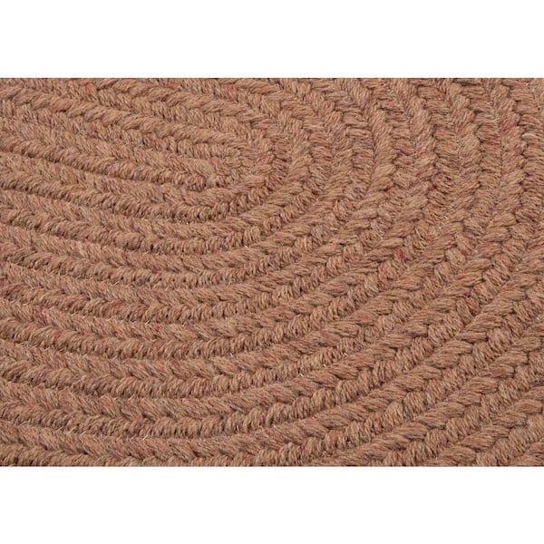 Edward Mocha 2 ft. x 6 ft. Braided Runner Rug