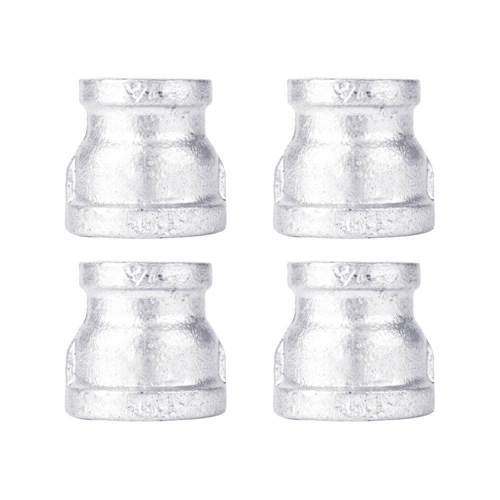 1 in. x 3/4 in. Galvanized Iron FPT x FPT Reducing Coupling Fitting (4-Pack) price history on PriceWatchPro