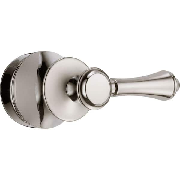 Delta Cassidy Tub and Shower Faucet Metal Lever Handle in Polished Nickel