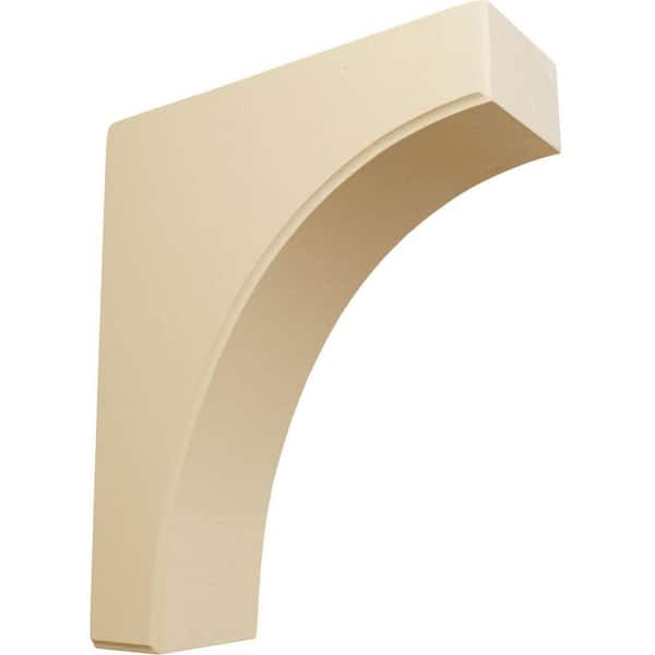 Ekena Millwork 3-1/2 in. x 10 in. x 12 in. Unfinished Maple Clarksville Corbel