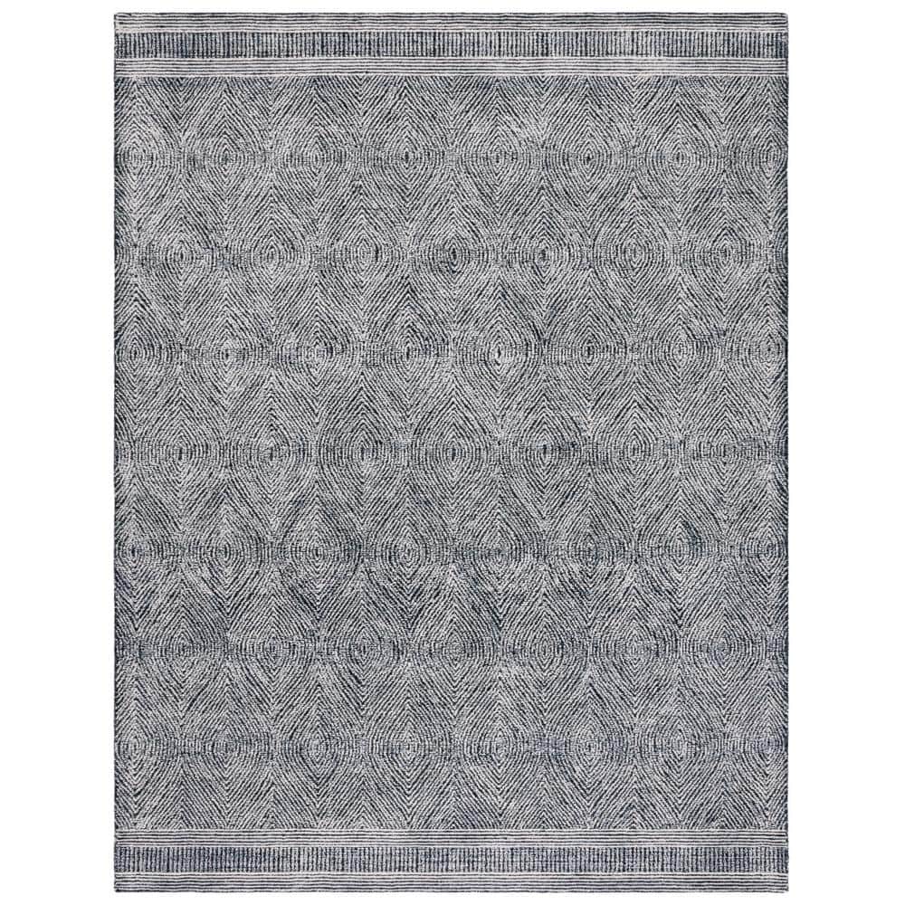Abstract Ivory/Charcoal 11 ft. x 15 ft. Geometric Area Rug price history on PriceWatchPro