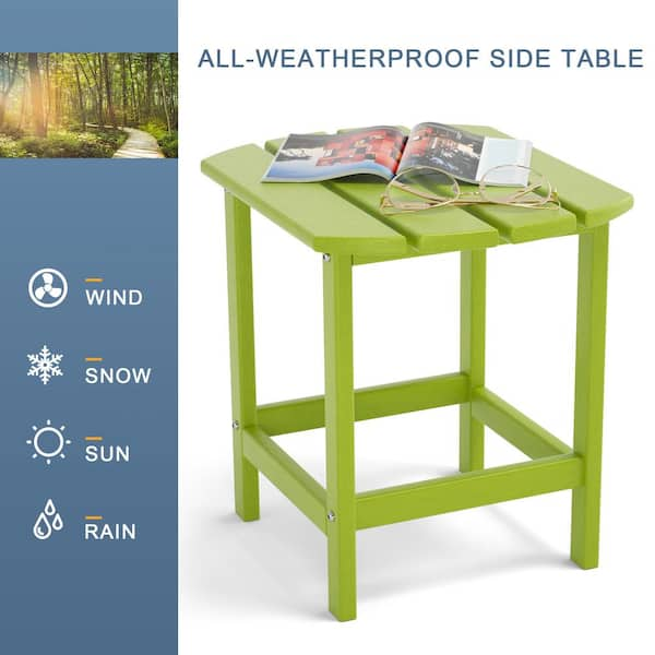 Plastic side deals tables for outside