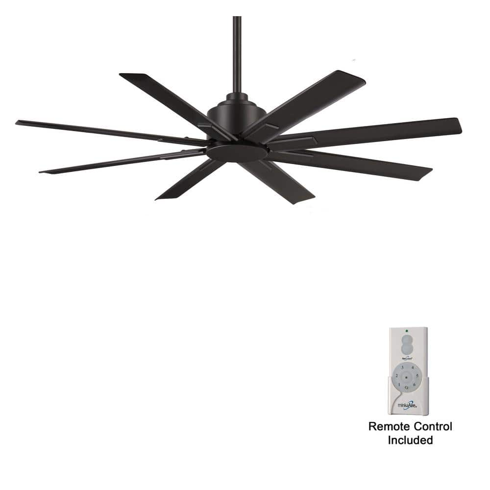 Minkaaire Xtreme H2o 52 Xtreme H2o 52  8 Blade Indoor / Outdoor Ceiling Fan - Coal