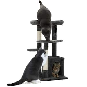 33 in. Cat Tree with Hanging Balls Up to 22 lbs.