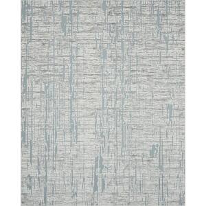 Breeze Stripe Blue 5 ft. x 8 ft. Indoor/Outdoor Area Rug