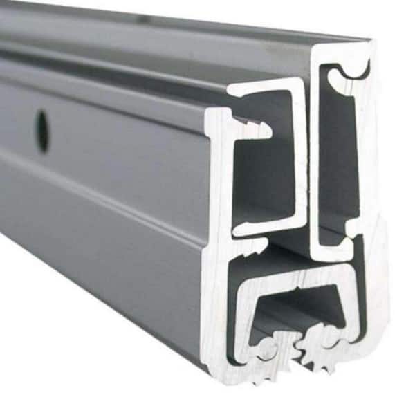 Global Door Controls 83 in. Heavy Duty Full Surface Limited Frame Continuous Door Hinge in Aluminum