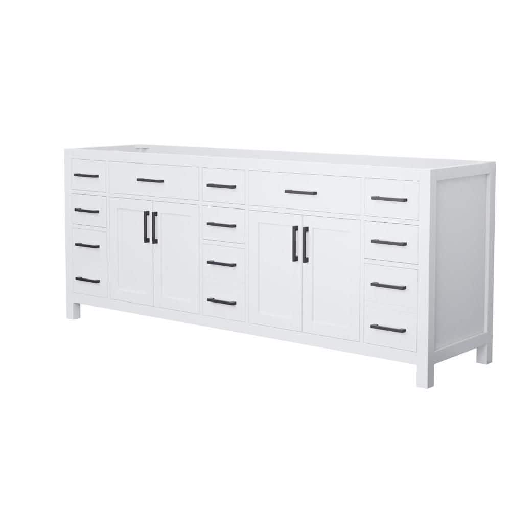 Beckett 83 in. Bath Vanity Cabinet without Top in White price history on PriceWatchPro