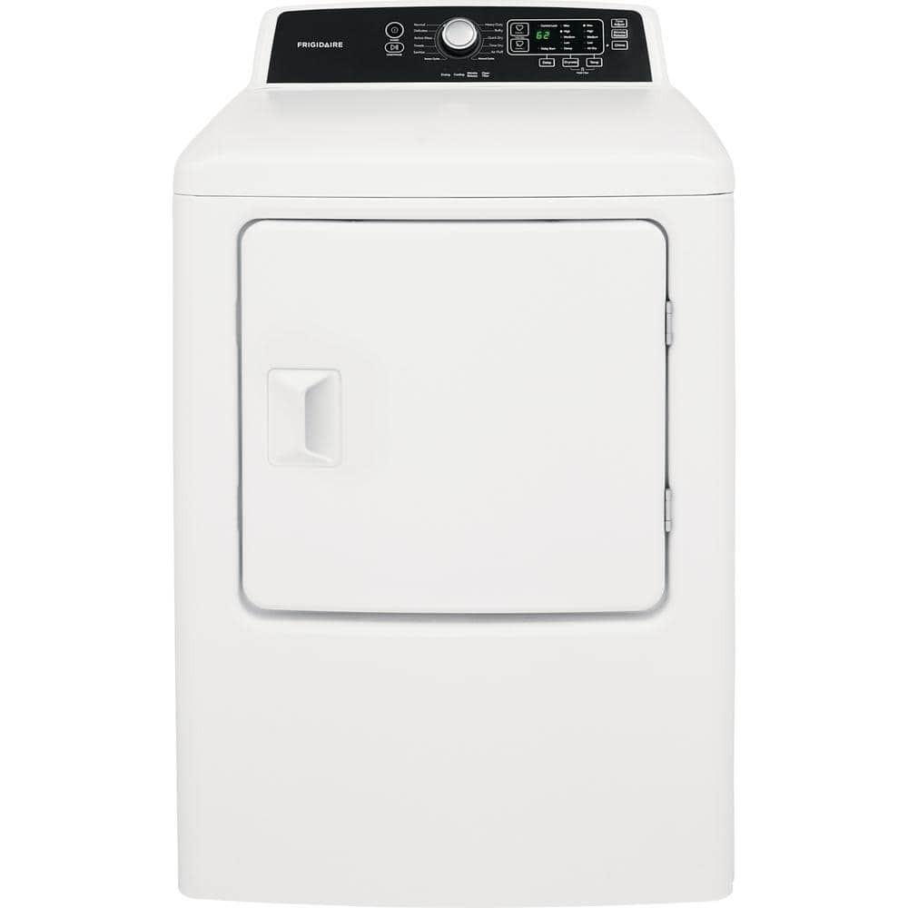 Frigidaire 6.7 cu. ft. White Free Standing Gas Dryer