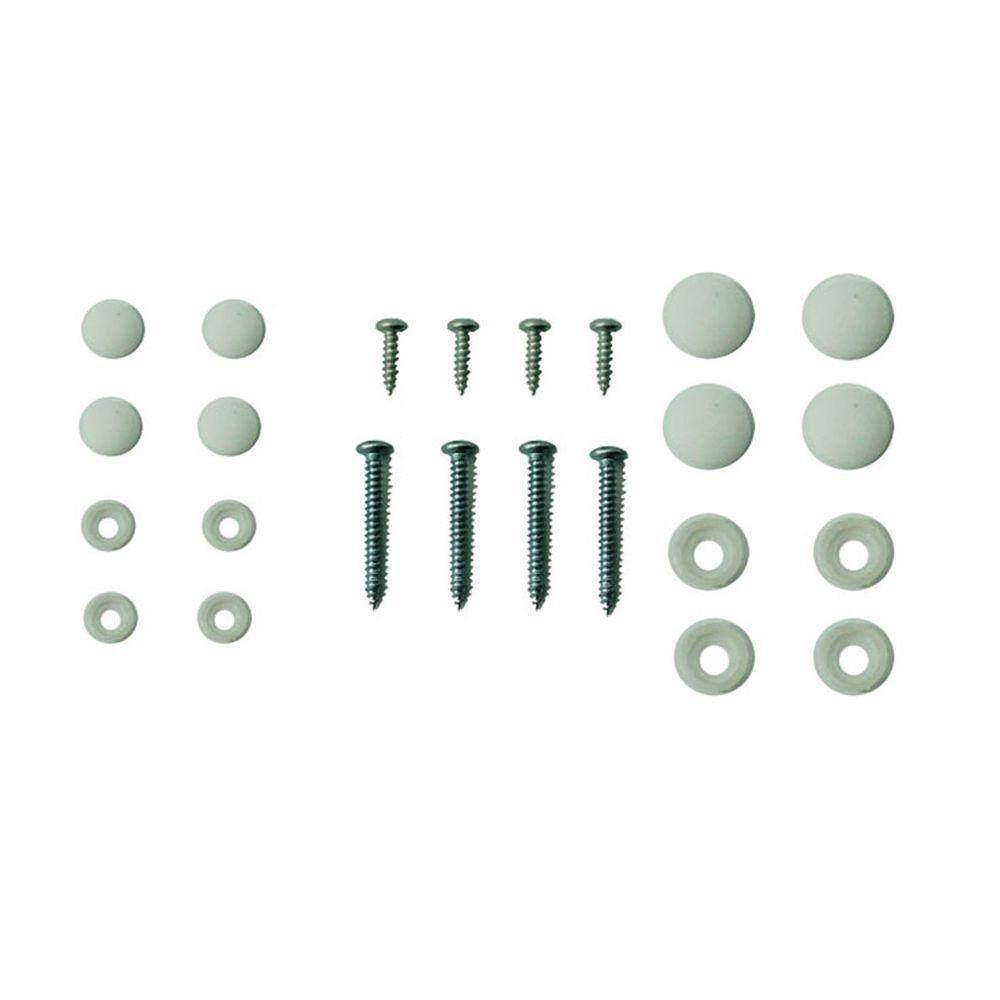 Everbilt White Shelf Bracket Mounting Screws (8Pack) YHD150120043 The Home Depot