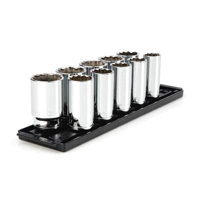 1/4 Inch Drive Shallow 12-Point Socket Set (5/32 - 9/16 In