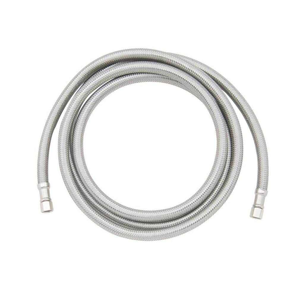 1/4 COMP x 84" IM STAINLESS STEEL HOSE FOR REFRIGERATOR PART# 1407RFSSB 