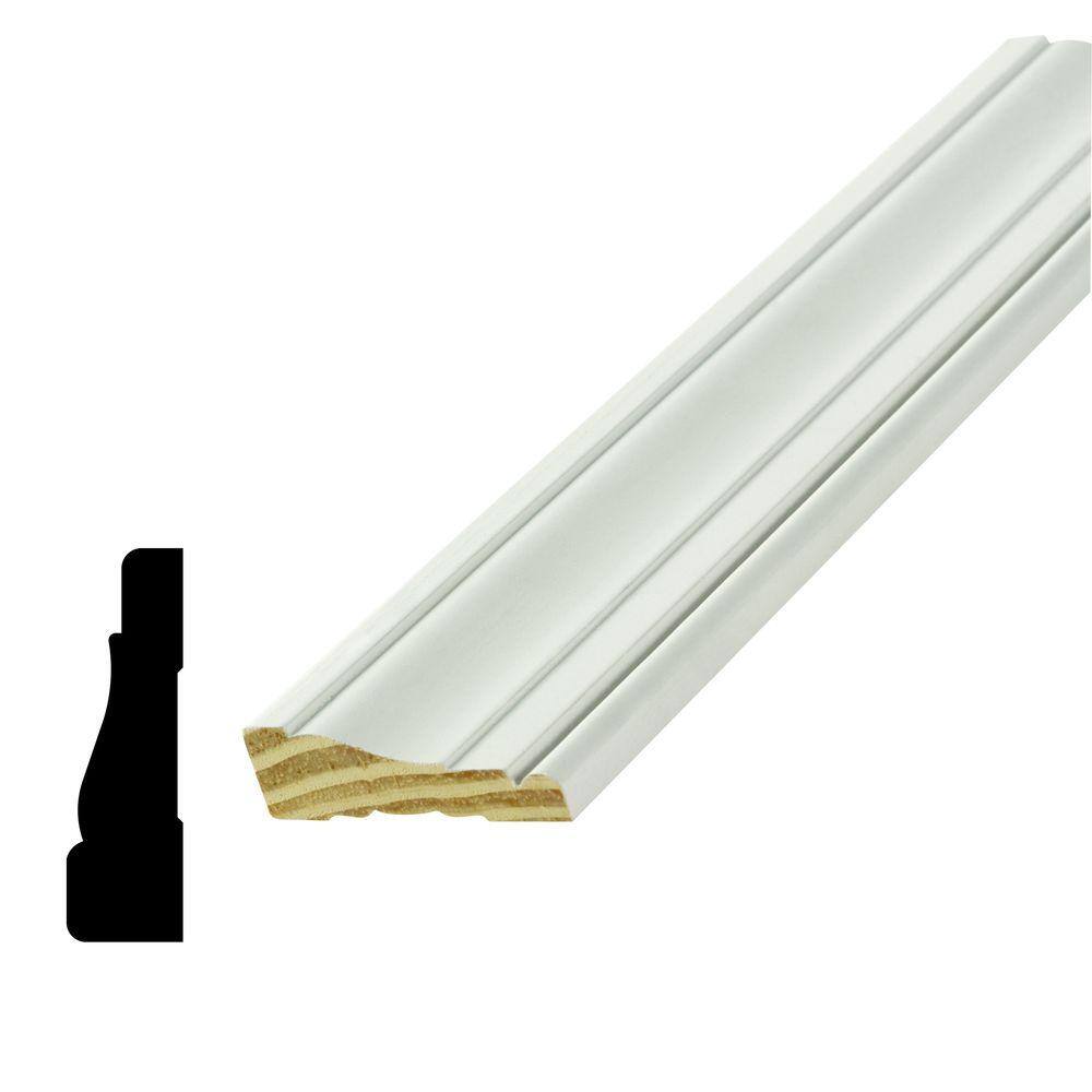 AlexDirect WM 376 11/16 in. x 2-1/4 in. x 84 in. Primed Finger Jointed ...