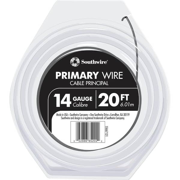 Southwire 20 ft. 14 Black Stranded CU GPT Primary Auto Wire
