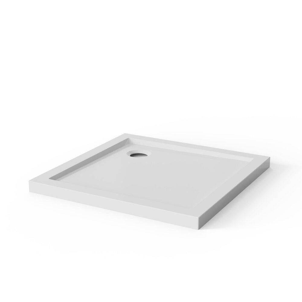 32 in. L x 32 in. W Alcove Shower Pan Base in White price history on PriceWatchPro