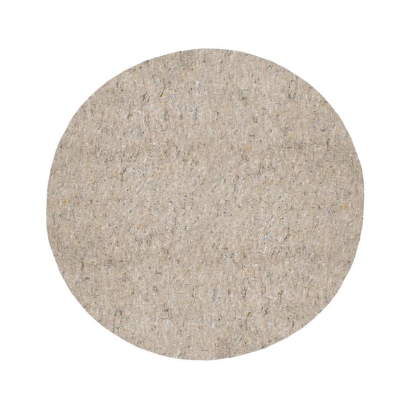 6 ft. Round 1/4 in. Dual Surface Rug Pad