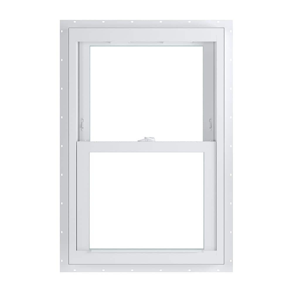 American Craftsman 2375 In X 36 In 70 Series Low E Argon Ps Glass Double Hung White Vinyl Fin 7338