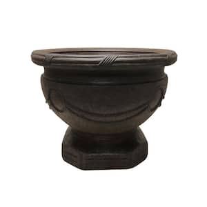 Tuscany 18.11 in. W x 12.83 in. H Rust Resin Indoor/Outdoor Decorative Pots Planter