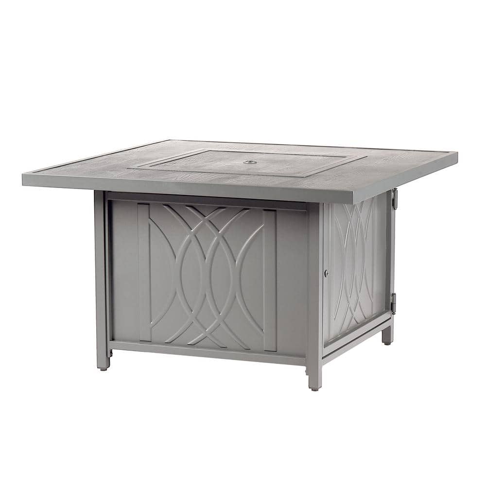 Reviews for Oakland Living 42 in. x 42 in. Grey Square Aluminum Propane