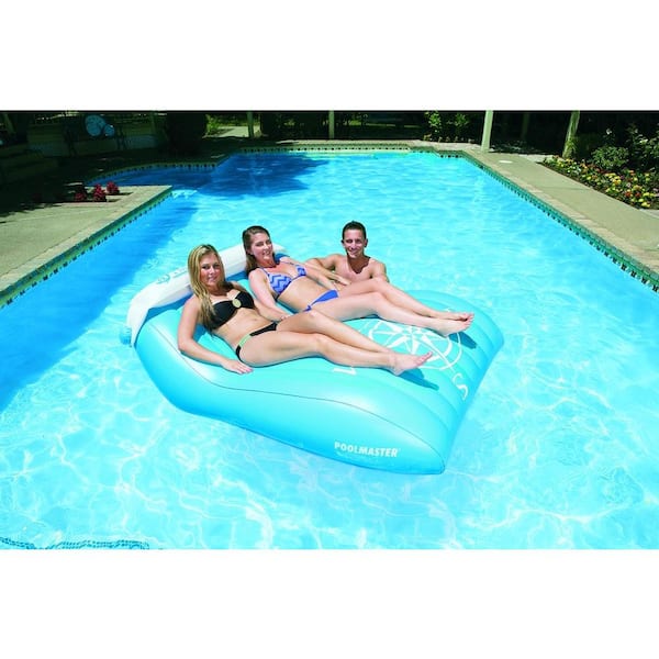 Poolmaster Nautical Double Swimming Pool Float Mattress 83389 The Home Depot