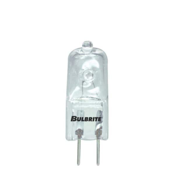 35-Watt Soft White Light T4 (G6.35) Bi-Pin Screw Base Dimmable Clear Mini Halogen Light Bulb(10-Pack)