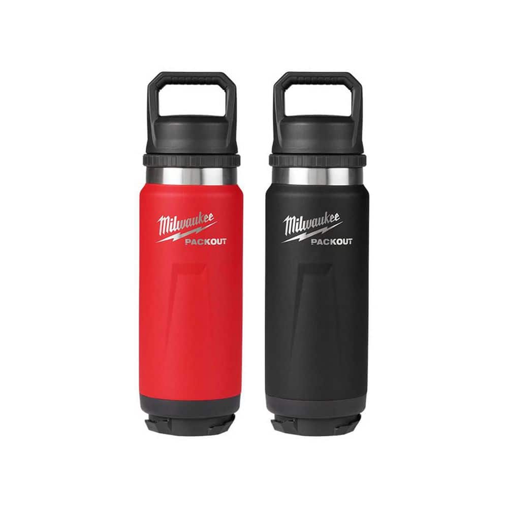 PACKOUT Red and Black 24 oz. Insulated Bottle with Chug Lid (2-Pack) price history on PriceWatchPro
