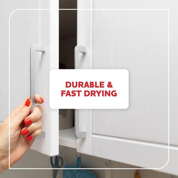 1 qt. PPG1025-3 Whiskers Satin Door, Trim and Cabinet Paint