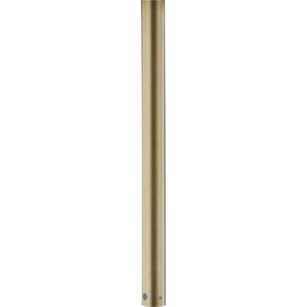 Progress Lighting 48 in. Vintage Brass Ceiling Fan Downrod