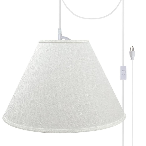 Light White Plug In Swag Pendant, Swag Lamps Home Depot