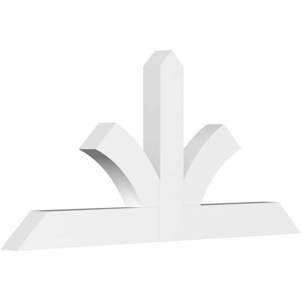 Ekena Millwork Richland 72 in. W x 33 in. H x 4 in. D Signature Polyurethane Bracket