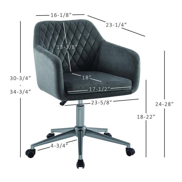 minimum castors on workstation chair