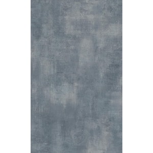 Textile Print Blue Plain Non-Woven Paste the wall Textured Wallpaper 57 sq. ft.