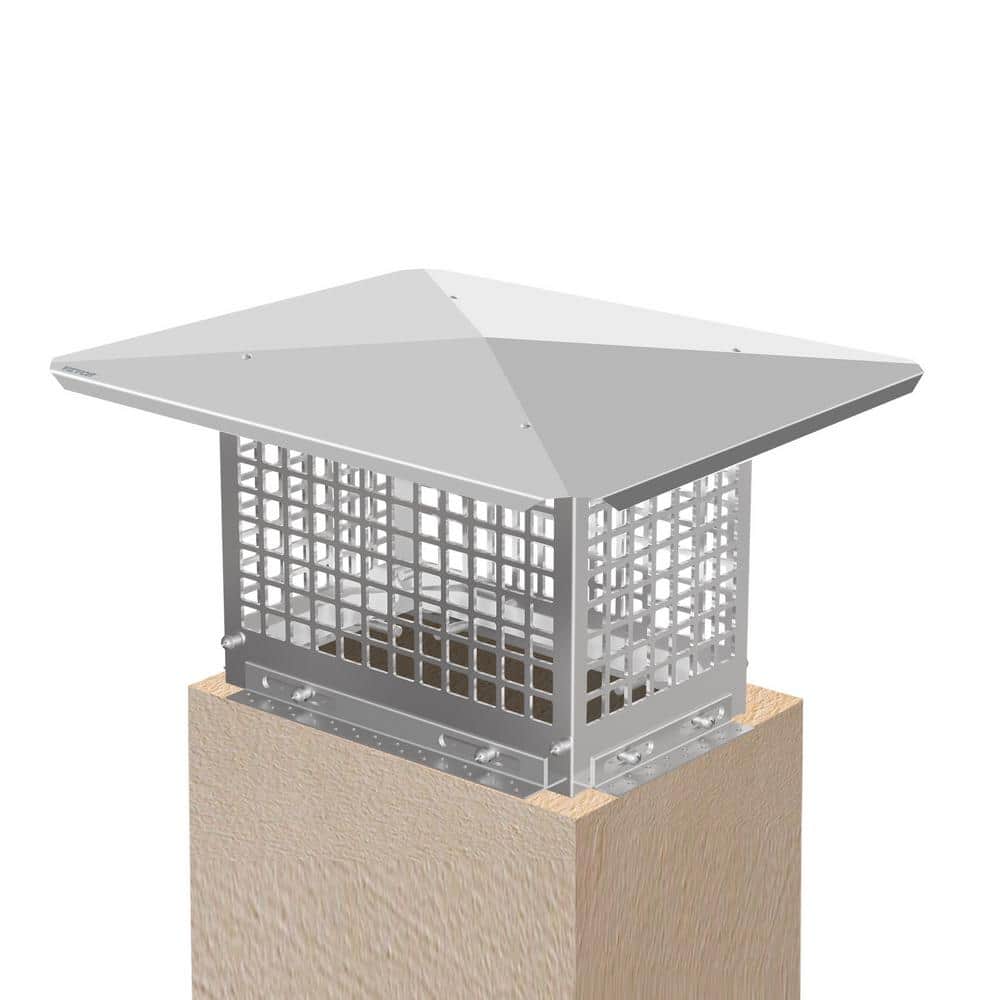 VEVOR Chimney Cap 8 in. x 13 in. Flue Caps 304 Stainless Steel