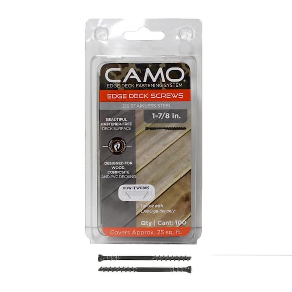 CAMO 1-7/8 in. 316 Stainless Steel Trimhead Deck Screw (100-Count)