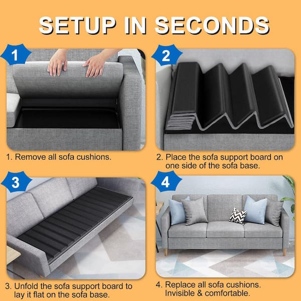 21.5 in. x 48 in. Solid Wood Loveseat Support Board, Heavy Duty